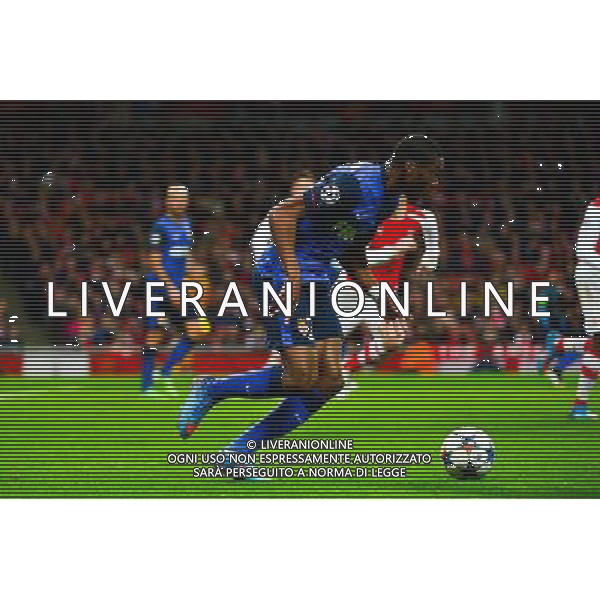 Geoffrey KONDOGBIA - 25.02.2015 - Arsenal / Monaco - 1/8Finale Champions League Photo : Winter Press / Icon Sport AG ALDO LIVERANI SAS ONLY ITALY *** Local Caption ***