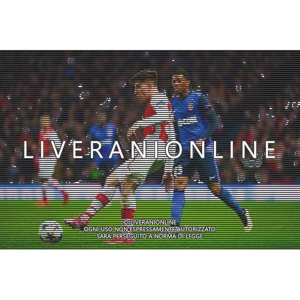 Hector BELLERIN - 25.02.2015 - Arsenal / Monaco - 1/8Finale Champions League Photo : Winter Press / Icon Sport AG ALDO LIVERANI SAS ONLY ITALY *** Local Caption ***