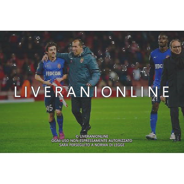 Joie Bernardo SILVA / Leonardo JARDIM - 25.02.2015 - Arsenal / Monaco - 1/8Finale Champions League Photo : Winter Press / Icon Sport AG ALDO LIVERANI SAS ONLY ITALY *** Local Caption ***
