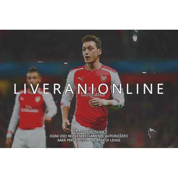 Mesut OZIL - 25.02.2015 - Arsenal / Monaco - 1/8Finale Champions League Photo : Winter Press / Icon Sport AG ALDO LIVERANI SAS ONLY ITALY *** Local Caption ***