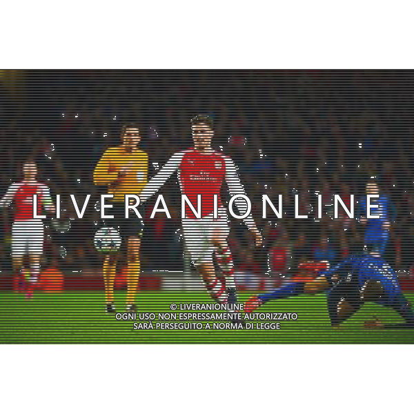 Olivier GIROUD / FABINHO - 25.02.2015 - Arsenal / Monaco - 1/8Finale Champions League Photo : Winter Press / Icon Sport AG ALDO LIVERANI SAS ONLY ITALY *** Local Caption ***