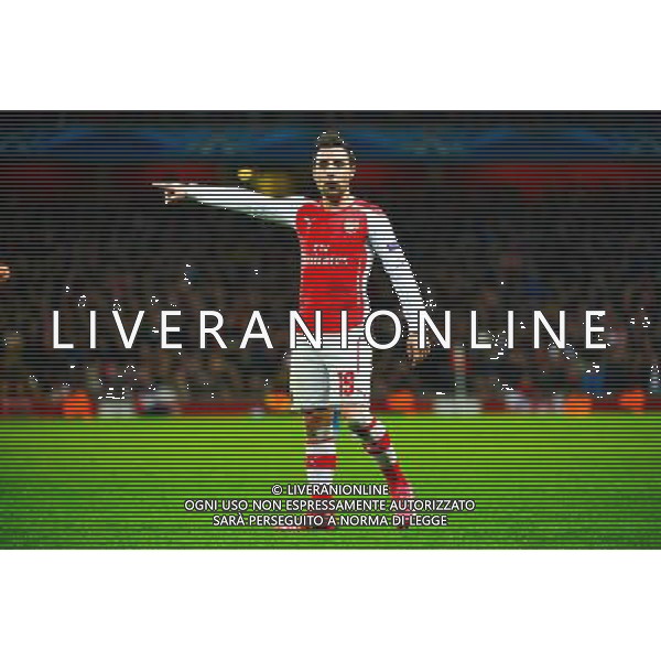 Santi CAZORLA - 25.02.2015 - Arsenal / Monaco - 1/8Finale Champions League Photo : Winter Press / Icon Sport AG ALDO LIVERANI SAS ONLY ITALY *** Local Caption ***