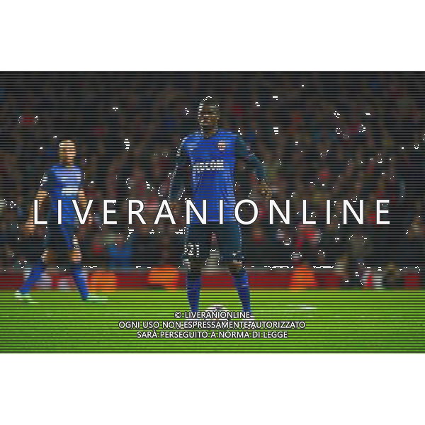 Uwa Echiejile ELDERSON - 25.02.2015 - Arsenal / Monaco - 1/8Finale Champions League Photo : Winter Press / Icon Sport AG ALDO LIVERANI SAS ONLY ITALY *** Local Caption ***