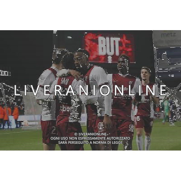 Joie Metz - Bouna SARR - 28.02.2015 - Metz / Evian Thonon - 27eme journee de Ligue 1 Photo : Fred Marvaux / Icon Sport AG ALDO LIVERANI SAS ONLY ITALY