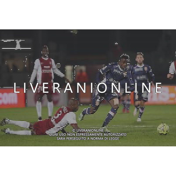 Clarck NSIKULU - 28.02.2015 - Metz / Evian Thonon - 27eme journee de Ligue 1 Photo : Fred Marvaux / Icon Sport AG ALDO LIVERANI SAS ONLY ITALY
