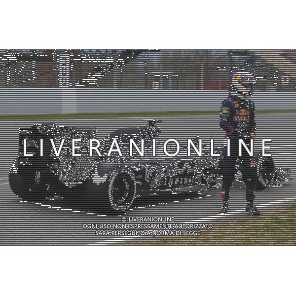 Daniel Ricciardo (AUS) Red Bull Racing RB11 stops on the circuit. 01.03.2015. Formula One Testing, Day Four, Barcelona, Spain. /Agenzia Aldo Liverani Sas - ITALY ONLY - EDITORIAL USE ONLY - TEST FORMULA1 BARCELLONA SPAGNA