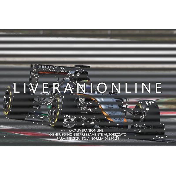Sergio Perez (MEX) Sahara Force India F1 VJM08. 01.03.2015. Formula One Testing, Day Four, Barcelona, Spain. /Agenzia Aldo Liverani Sas - ITALY ONLY - EDITORIAL USE ONLY - TEST FORMULA1 BARCELLONA SPAGNA