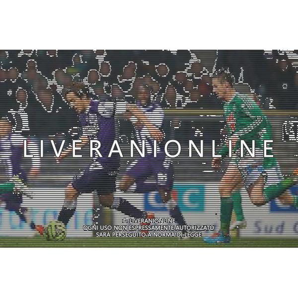 Oscar Trejo - 28.02.2015 - Toulouse / Saint Etienne - 27eme journee de Ligue 1 Photo : Manuel Blondeau / Icon Sport /Agenzia Aldo Liverani sas - ITALY ONLY - EDITORIAL USE ONLY