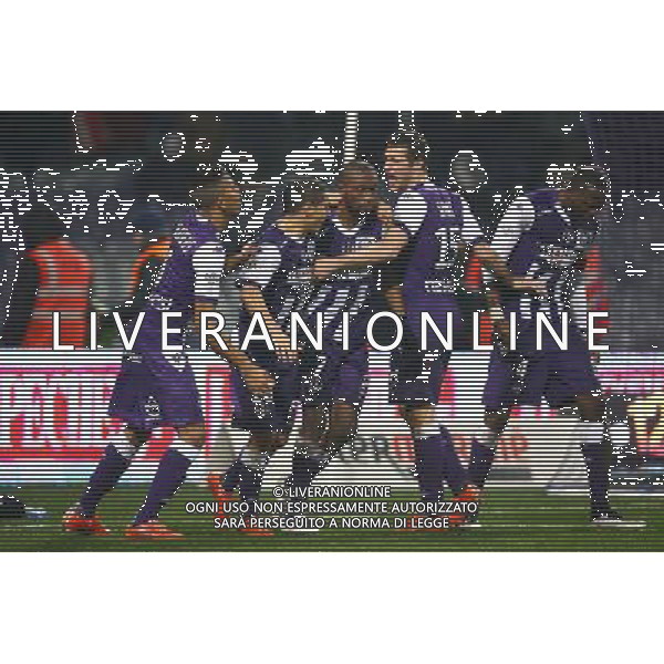 Joie Jean Daniel Akpa Akpro - 28.02.2015 - Toulouse / Saint Etienne - 27eme journee de Ligue 1 Photo : Manuel Blondeau / Icon Sport /Agenzia Aldo Liverani sas - ITALY ONLY - EDITORIAL USE ONLY