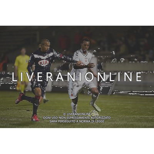 Odair FORTES / Mariano - 28.02.2015 - Bordeaux / Reims - 27eme journee de Ligue 1 Photo : Caroline Blumberg / Icon Sport /Agenzia Aldo Liverani sas - ITALY ONLY - EDITORIAL USE ONLY
