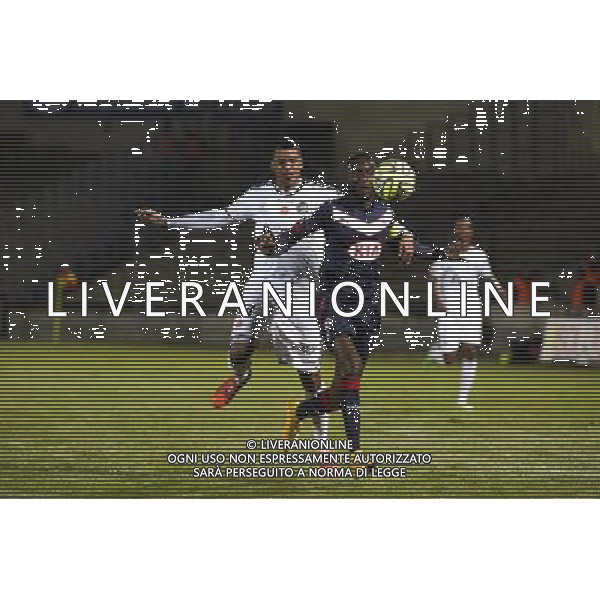 Nicolas PALLOIS / David NGOG - 28.02.2015 - Bordeaux / Reims - 27eme journee de Ligue 1 Photo : Caroline Blumberg / Icon Sport /Agenzia Aldo Liverani sas - ITALY ONLY - EDITORIAL USE ONLY