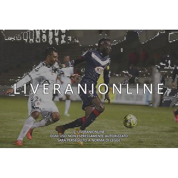 Ludovic SANE / David NGOG - 28.02.2015 - Bordeaux / Reims - 27eme journee de Ligue 1 Photo : Caroline Blumberg / Icon Sport /Agenzia Aldo Liverani sas - ITALY ONLY - EDITORIAL USE ONLY