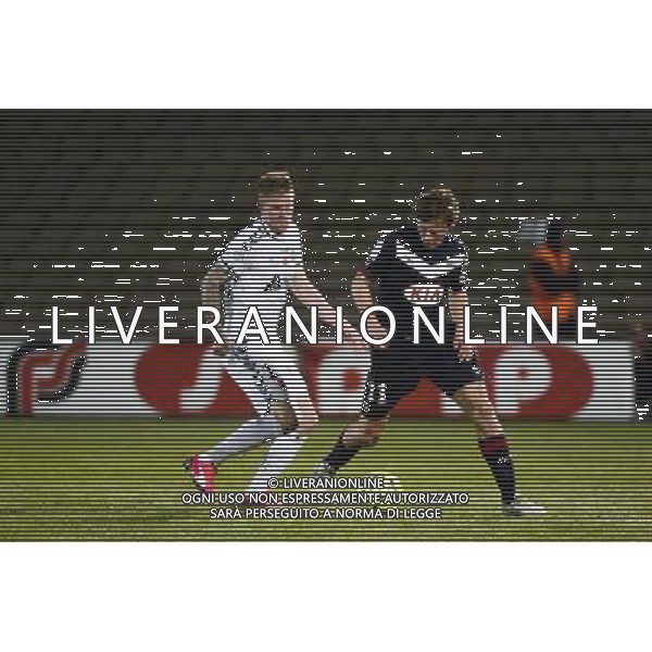 Gaetan CHARBONNIER / Clement CHANTOME - 28.02.2015 - Bordeaux / Reims - 27eme journee de Ligue 1 Photo : Caroline Blumberg / Icon Sport /Agenzia Aldo Liverani sas - ITALY ONLY - EDITORIAL USE ONLY