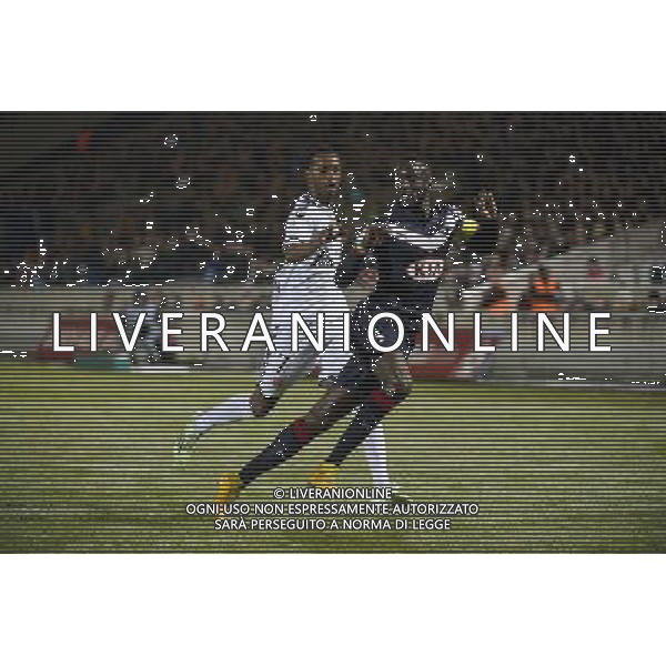 Ludovic SANE / Odair FORTES - 28.02.2015 - Bordeaux / Reims - 27eme journee de Ligue 1 Photo : Caroline Blumberg / Icon Sport /Agenzia Aldo Liverani sas - ITALY ONLY - EDITORIAL USE ONLY