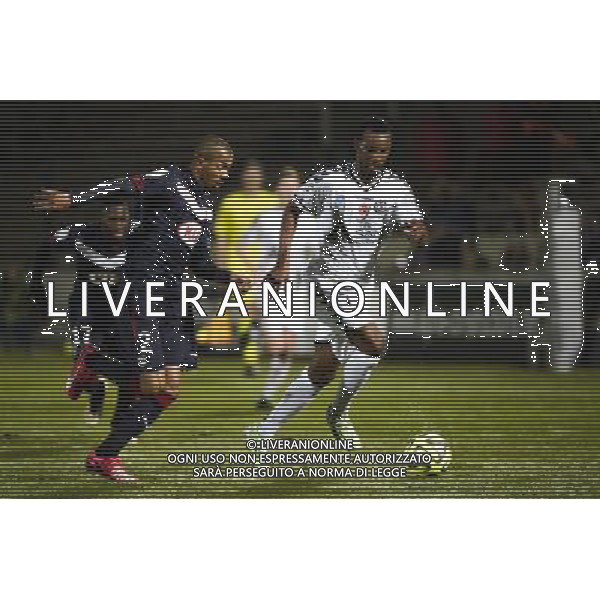 Odair FORTES / Mariano - 28.02.2015 - Bordeaux / Reims - 27eme journee de Ligue 1 Photo : Caroline Blumberg / Icon Sport /Agenzia Aldo Liverani sas - ITALY ONLY - EDITORIAL USE ONLY