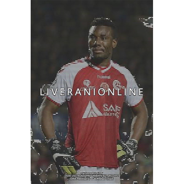 Kossi AGASSA - 28.02.2015 - Bordeaux / Reims - 27eme journee de Ligue 1 Photo : Caroline Blumberg / Icon Sport /Agenzia Aldo Liverani sas - ITALY ONLY - EDITORIAL USE ONLY