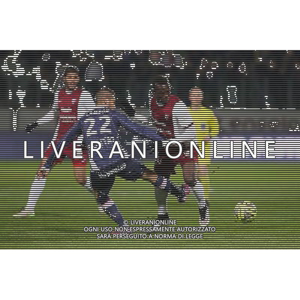 Cedric CAMBON / Modibo MAIGA - 28.02.2015 - Metz / Evian Thonon - 27eme journee de Ligue 1 Photo : Fred Marvaux / Icon Sport /Agenzia Aldo Liverani sas - ITALY ONLY - EDITORIAL USE ONLY