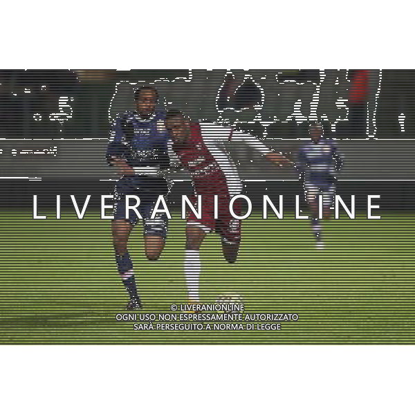 Kassim ABDALLAH MFOIHAIA / Bouna SARR - 28.02.2015 - Metz / Evian Thonon - 27eme journee de Ligue 1 Photo : Fred Marvaux / Icon Sport /Agenzia Aldo Liverani sas - ITALY ONLY - EDITORIAL USE ONLY