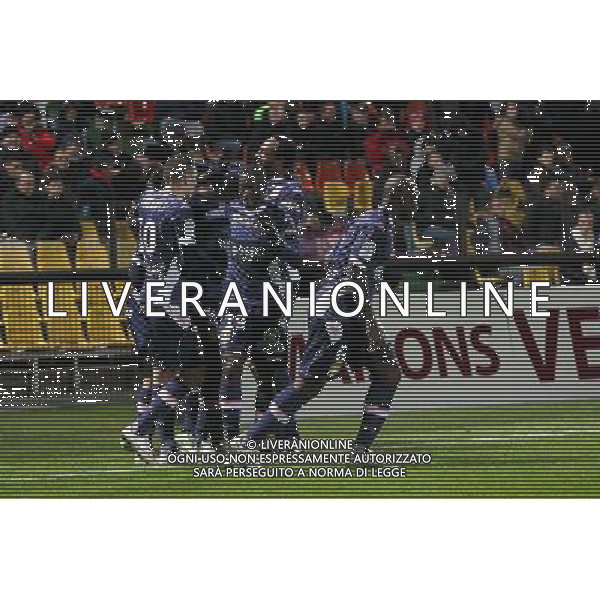 Joie Evian Thonon - 28.02.2015 - Metz / Evian Thonon - 27eme journee de Ligue 1 Photo : Fred Marvaux / Icon Sport /Agenzia Aldo Liverani sas - ITALY ONLY - EDITORIAL USE ONLY