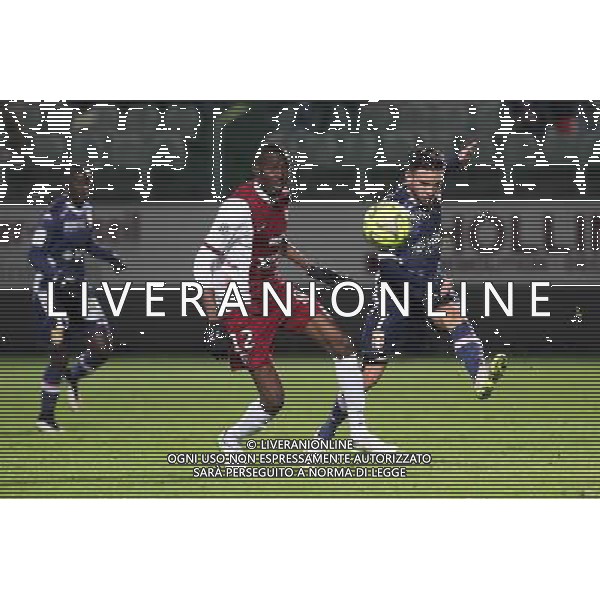 Kwame NSOR / Adrien THOMASSON - 28.02.2015 - Metz / Evian Thonon - 27eme journee de Ligue 1 Photo : Fred Marvaux / Icon Sport /Agenzia Aldo Liverani sas - ITALY ONLY - EDITORIAL USE ONLY