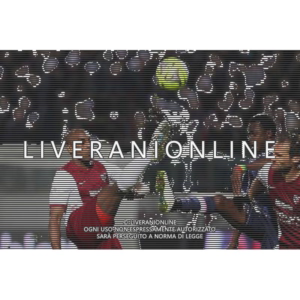Jonathan RIVIEREZ / Modou SOUGOU / Sylvain MARCHAL - 28.02.2015 - Metz / Evian Thonon - 27eme journee de Ligue 1 Photo : Fred Marvaux / Icon Sport /Agenzia Aldo Liverani sas - ITALY ONLY - EDITORIAL USE ONLY