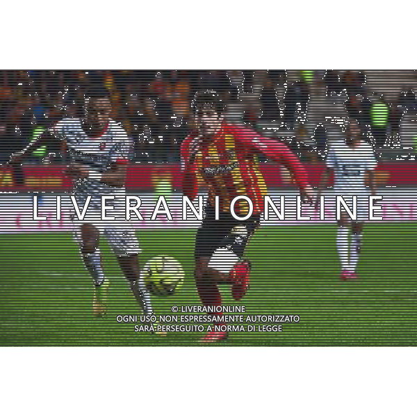 Pablo CHAVARRIA / Edson MEXER - 28.02.2015 - Lens / Rennes - 27eme journee de Ligue 1 - Photo : Dave Winter / Icon Sport /Agenzia Aldo Liverani sas - ITALY ONLY - EDITORIAL USE ONLY