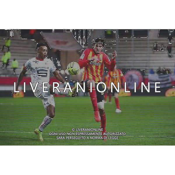 Pablo CHAVARRIA / Edson MEXER - 28.02.2015 - Lens / Rennes - 27eme journee de Ligue 1 - Photo : Dave Winter / Icon Sport /Agenzia Aldo Liverani sas - ITALY ONLY - EDITORIAL USE ONLY