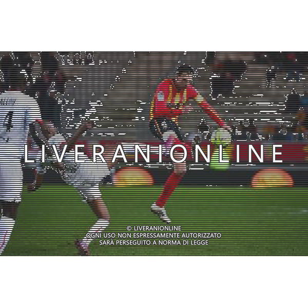 Jerome LE MOIGNE / Gelson FERNANDES - 28.02.2015 - Lens / Rennes - 27eme journee de Ligue 1 - Photo : Dave Winter / Icon Sport /Agenzia Aldo Liverani sas - ITALY ONLY - EDITORIAL USE ONLY
