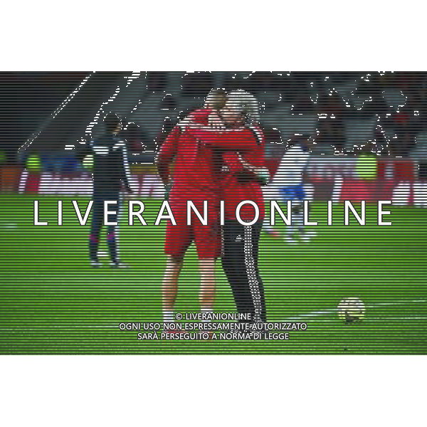 Anthony LOPES / Joel BATS - 28.02.2015 - Lille / Lyon - 27eme journee de Ligue 1 - Photo : Dave Winter / Icon Sport /Agenzia Aldo Liverani sas - ITALY ONLY - EDITORIAL USE ONLY