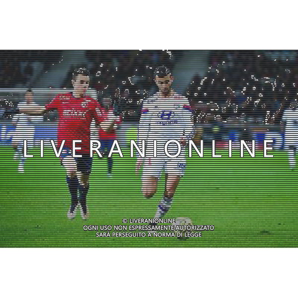 Rachid GHEZZAL / Sebastien CORCHIA - 28.02.2015 - Lille / Lyon - 27eme journee de Ligue 1 - Photo : Dave Winter / Icon Sport /Agenzia Aldo Liverani sas - ITALY ONLY - EDITORIAL USE ONLY
