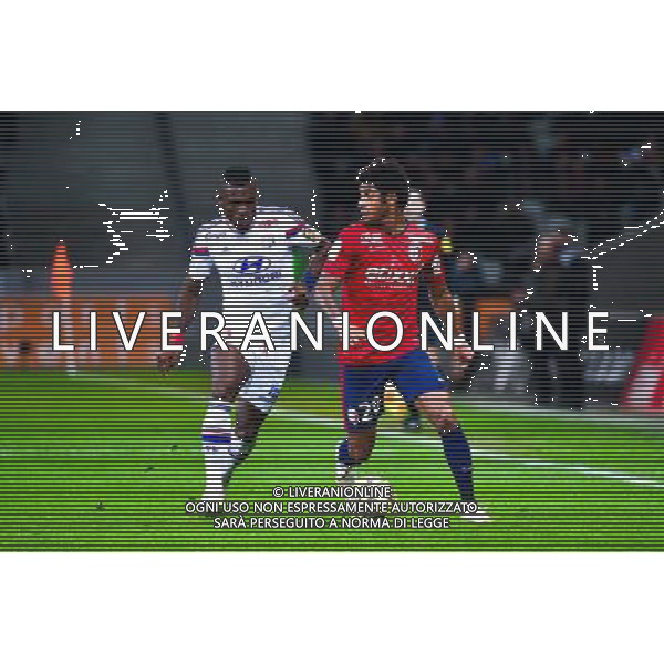 Ryan MENDES / Henri BEDIMO - 28.02.2015 - Lille / Lyon - 27eme journee de Ligue 1 - Photo : Dave Winter / Icon Sport /Agenzia Aldo Liverani sas - ITALY ONLY - EDITORIAL USE ONLY