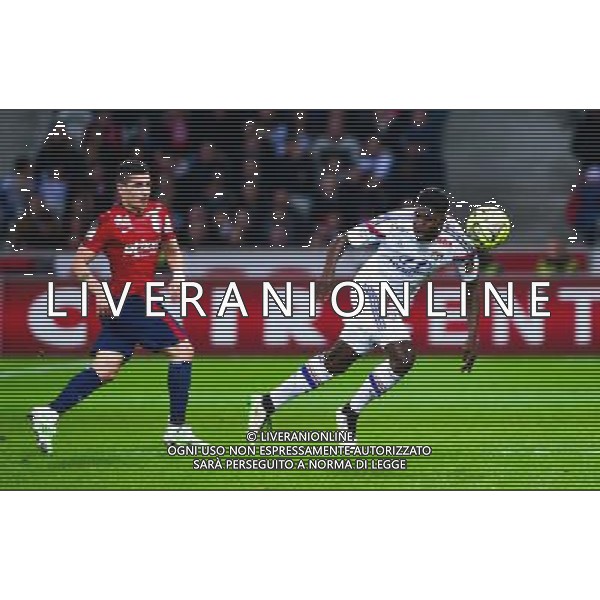 Samuel UMTITI / Marco MESQUITA LOPES - 28.02.2015 - Lille / Lyon - 27eme journee de Ligue 1 - Photo : Dave Winter / Icon Sport /Agenzia Aldo Liverani sas - ITALY ONLY - EDITORIAL USE ONLY