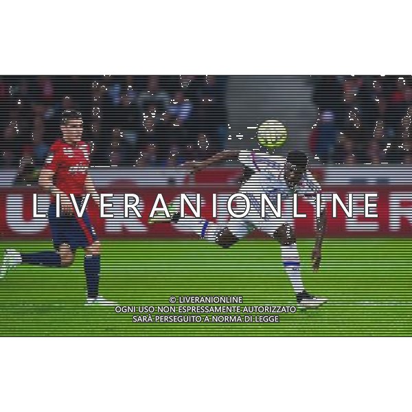 Samuel UMTITI / Marco MESQUITA LOPES - 28.02.2015 - Lille / Lyon - 27eme journee de Ligue 1 - Photo : Dave Winter / Icon Sport /Agenzia Aldo Liverani sas - ITALY ONLY - EDITORIAL USE ONLY