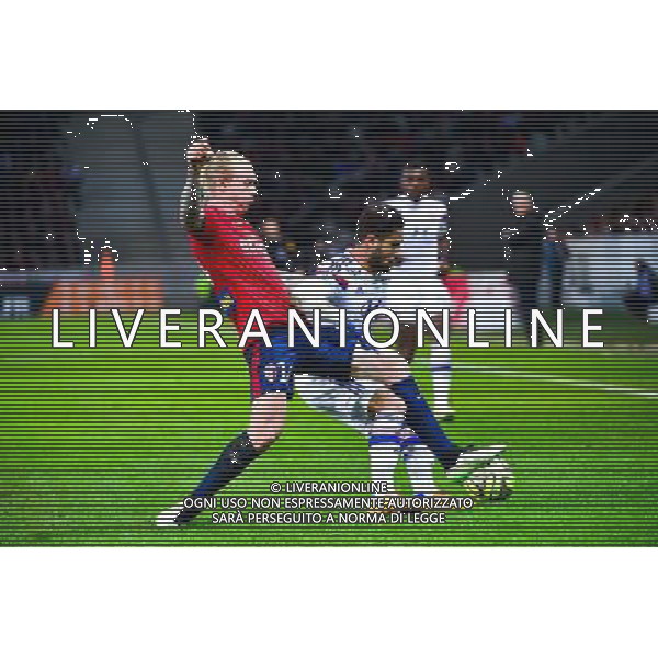 Nabil FEKIR / Simon KJAER - 28.02.2015 - Lille / Lyon - 27eme journee de Ligue 1 - Photo : Dave Winter / Icon Sport /Agenzia Aldo Liverani sas - ITALY ONLY - EDITORIAL USE ONLY