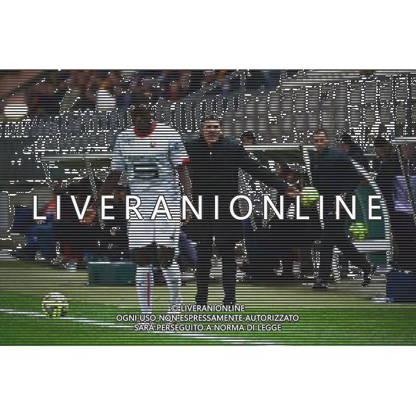Philippe MONTANIER / Paul Georges NTEP - 28.02.2015 - Lens / Rennes - 27eme journee de Ligue 1 - Photo : Dave Winter / Icon Sport /Agenzia Aldo Liverani sas - ITALY ONLY - EDITORIAL USE ONLY