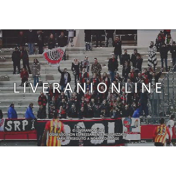 Supporters Rennes - 28.02.2015 - Lens / Rennes - 27eme journee de Ligue 1 - Photo : Dave Winter / Icon Sport /Agenzia Aldo Liverani sas - ITALY ONLY - EDITORIAL USE ONLY