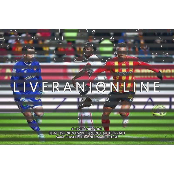 Rudy RIOU / Paul Georges NTEP / Jean Philippe GBAMIN - 28.02.2015 - Lens / Rennes - 27eme journee de Ligue 1 - Photo : Dave Winter / Icon Sport /Agenzia Aldo Liverani sas - ITALY ONLY - EDITORIAL USE ONLY