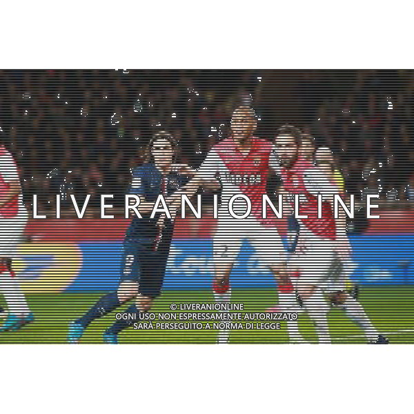 Edinson CAVANI - 01.03.2015 - Monaco / Paris Saint Germain - 27eme journee de Ligue 1 Photo : Serge Haouzi / Icon Sport AG ALDO LIVERANI SAS ONLY ITALY