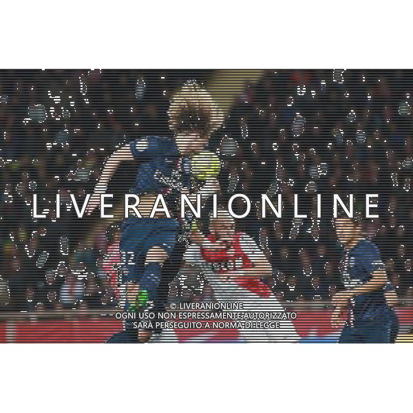 David LUIZ - 01.03.2015 - Monaco / Paris Saint Germain - 27eme journee de Ligue 1 Photo : Serge Haouzi / Icon Sport AG ALDO LIVERANI SAS ONLY ITALY