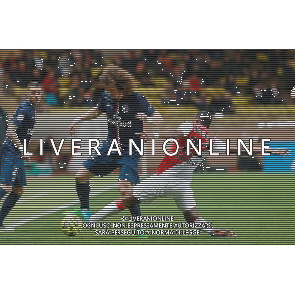 David LUIZ - 01.03.2015 - Monaco / Paris Saint Germain - 27eme journee de Ligue 1 Photo : Serge Haouzi / Icon Sport AG ALDO LIVERANI SAS ONLY ITALY