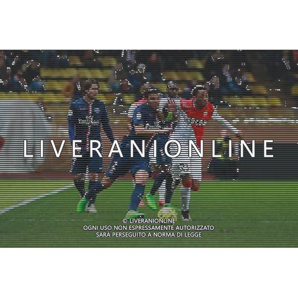 Anthony MARTIAL / Thiago SILVA - 01.03.2015 - Monaco / Paris Saint Germain - 27eme journee de Ligue 1 Photo : Serge Haouzi / Icon Sport AG ALDO LIVERANI SAS ONLY ITALY