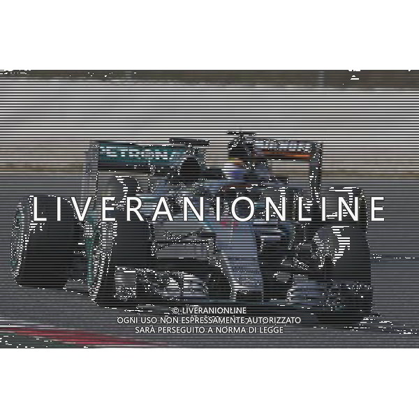 Nico Rosberg (GER) Mercedes AMG F1 W06. 01.03.2015. Formula One Testing, Day Four, Barcelona, Spain. AG ALDO LIVERANI SAS ONLY ITALY