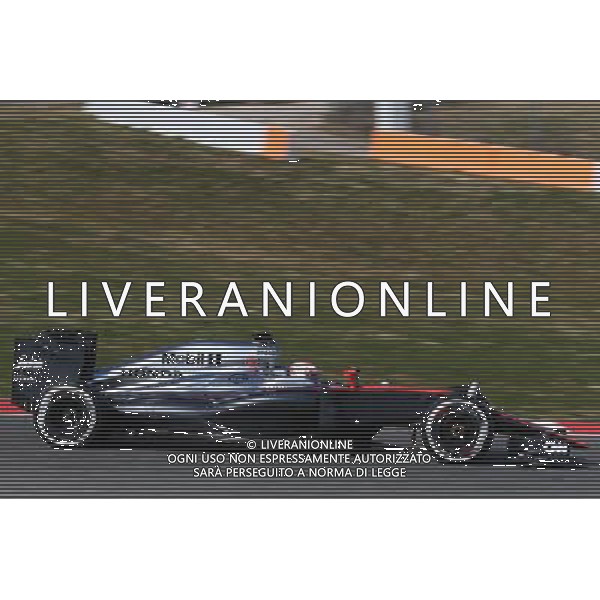 Jenson Button (GBR) McLaren MP4-30. 01.03.2015. Formula One Testing, Day Four, Barcelona, Spain. AG ALDO LIVERANI SAS ONLY ITALY