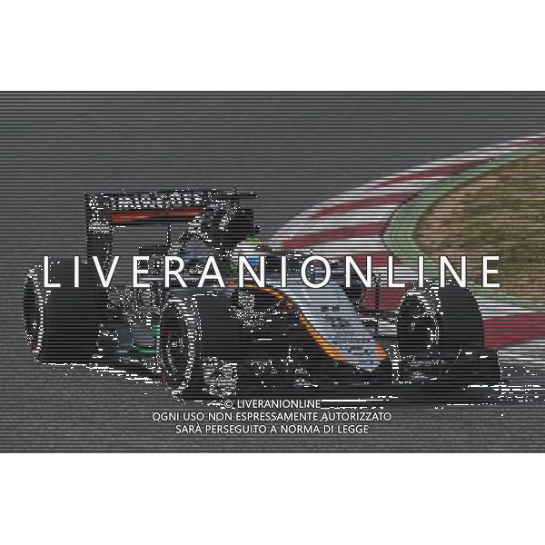 Sergio Perez (MEX) Sahara Force India F1 VJM08. 01.03.2015. Formula One Testing, Day Four, Barcelona, Spain. AG ALDO LIVERANI SAS ONLY ITALY