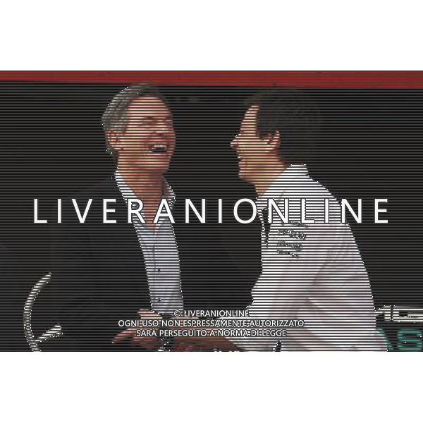 Toto Wolff (GER) Mercedes AMG F1 Shareholder and Executive Director (Right). 01.03.2015. Formula One Testing, Day Four, Barcelona, Spain. AG ALDO LIVERANI SAS ONLY ITALY