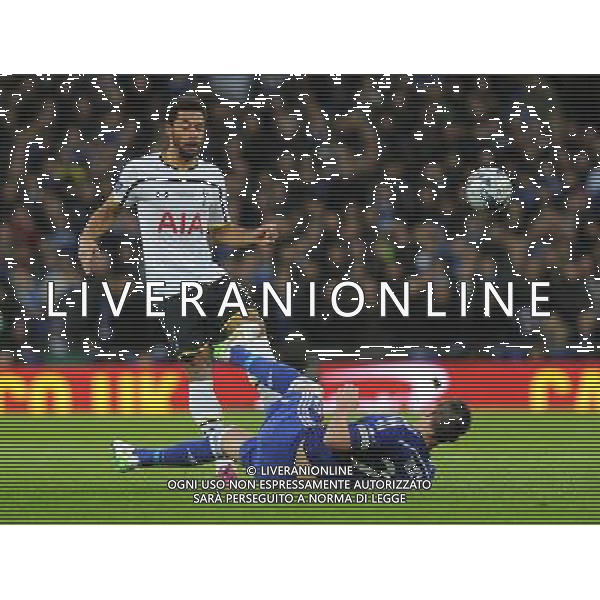 Tottenham Hotspur\'s Mousa Dembele battles with Chelsea\'s John Terry Photographer Ashley Crowden/CameraSport Football - Capital One Cup Final - Chelsea v Tottenham Hotspur - Sunday 1st March 2015 - Wembley - London © CameraSport - 43 Linden Ave. Countesthorpe. Leicester. England. LE8 5PG - Tel: +44 (0) 116 277 4147 - admin@camerasport.com - www.camerasport.com AG ALDO LIVERANI SAS ONLY ITALY
