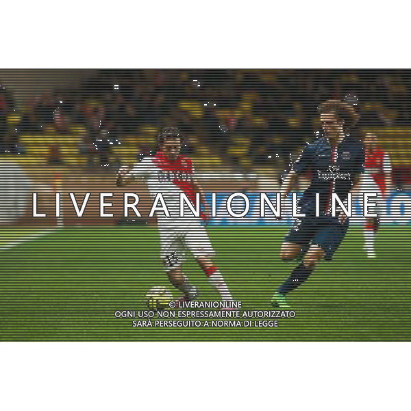 Bernardo SILVA / David LUIZ - 01.02.2015 - Monaco / Paris Saint Germain - 27eme journee de Ligue 1 - Photo : Serge Haouzi / Icon Sport AG ALDO LIVERANI SAS ONLY ITALY