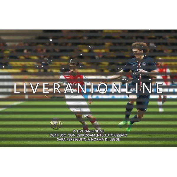 Bernardo SILVA / David LUIZ - 01.02.2015 - Monaco / Paris Saint Germain - 27eme journee de Ligue 1 - Photo : Serge Haouzi / Icon Sport AG ALDO LIVERANI SAS ONLY ITALY