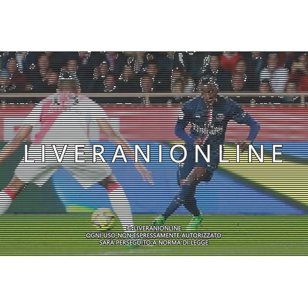 Blaise MATUIDI - 01.02.2015 - Monaco / Paris Saint Germain - 27eme journee de Ligue 1 - Photo : Serge Haouzi / Icon Sport AG ALDO LIVERANI SAS ONLY ITALY