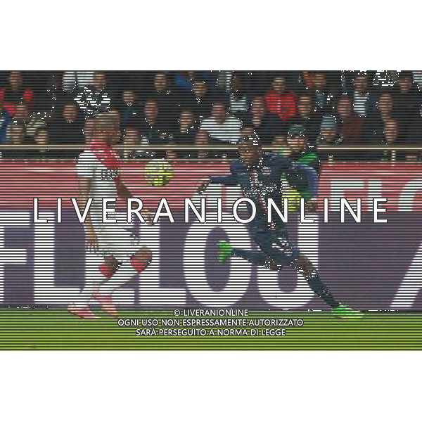 Blaise MATUIDI / Almamy TOURE - 01.02.2015 - Monaco / Paris Saint Germain - 27eme journee de Ligue 1 - Photo : Serge Haouzi / Icon Sport AG ALDO LIVERANI SAS ONLY ITALY